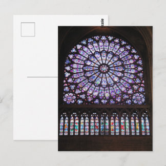 Rose Window at Cathedral of Notre Dame Postcard