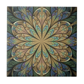Rose Window Ceramic Tile