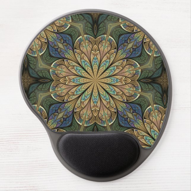 Rose Window Gel Mouse Pad (Front)