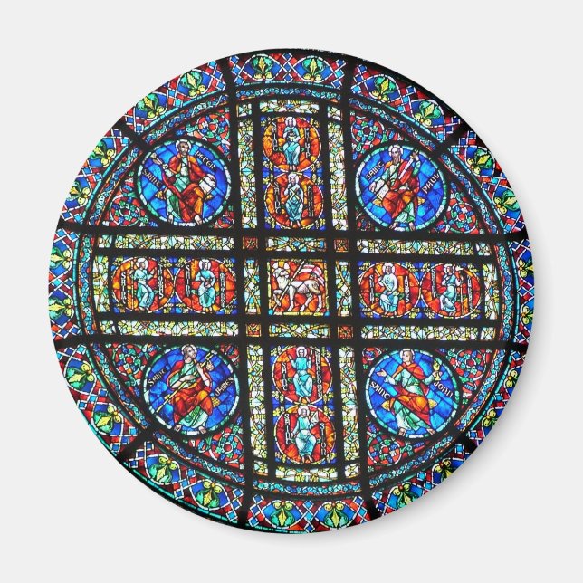 Rose window magnet (Front)