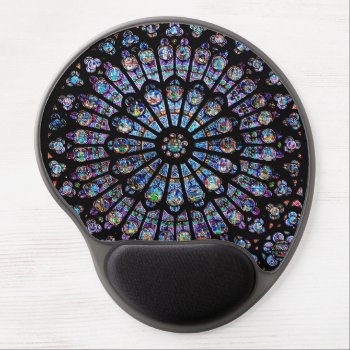 Rose Window Of Notre Dame Gel Mousepad by Wandwood at Zazzle