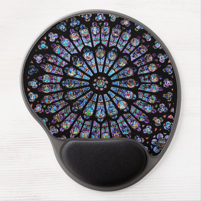 Rose Window of Notre Dame Gel Mousepad (Front)