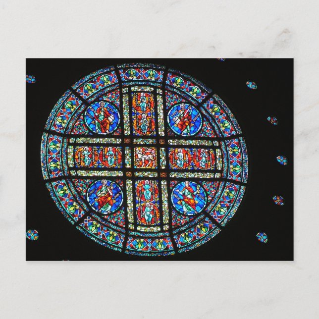 Rose window postcard (Front)