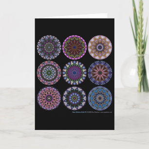 Rose Window Quilt #1 Card