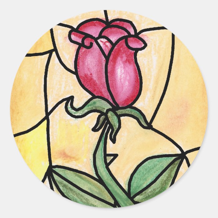 Rose Window Sticker