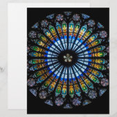 rose window strasbourg cathedral (Front/Back)