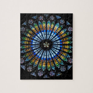 rose window strasbourg cathedral jigsaw puzzle