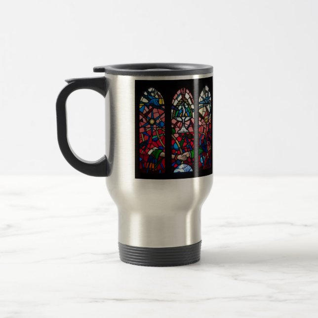 Rose Window Travel Mug (Left)