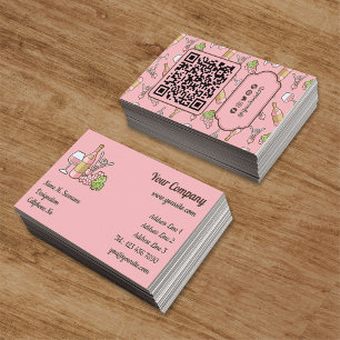 Rose Wine Business Card
