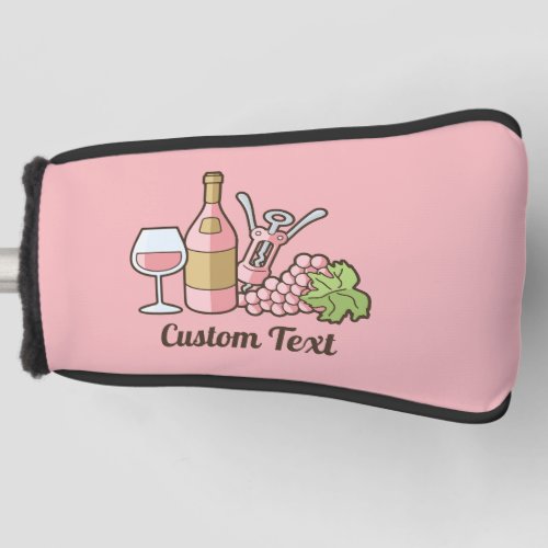 Rose Wine Golf Head Cover