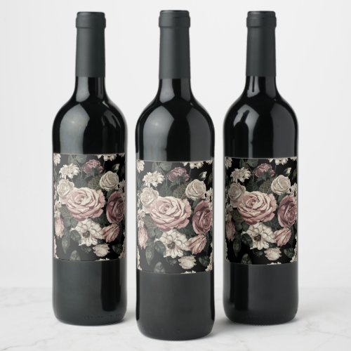 rose wine label