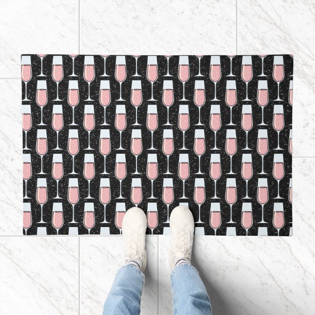 Rose Wine Pattern Doormat (Indoor)
