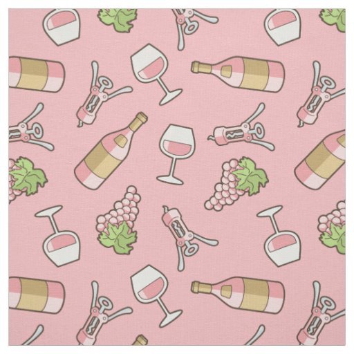 Rose Wine Pattern Fabric