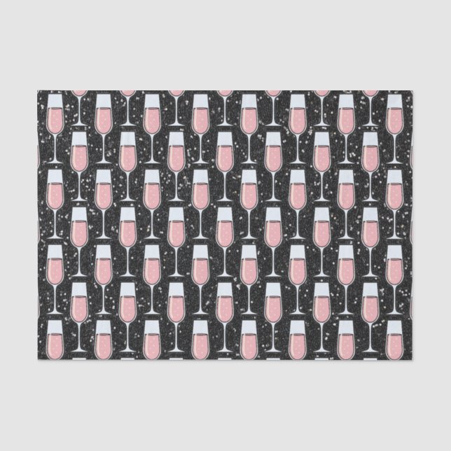 Rose Wine Pattern Tissue Paper (Front)