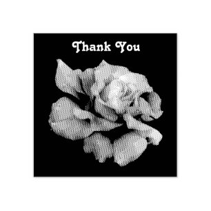 Rose (wood) Stamp - Customize