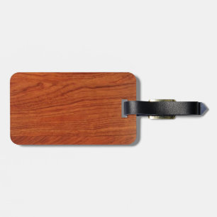 Rose WOOD Template blank easy add TEXT PHOTO Luggage Tag