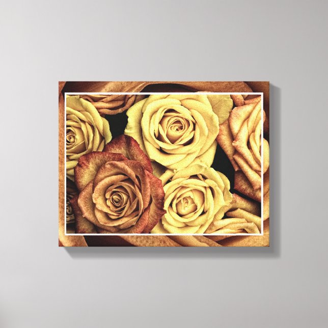 Rose Wrapped Canvas Print (Front)