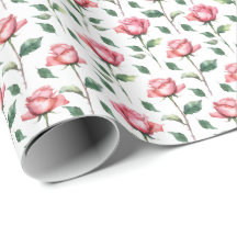 Rose Wrapping Paper