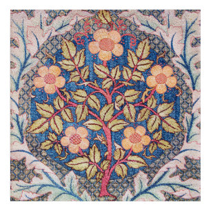 Rose Wreath, William Morris Acrylic Print