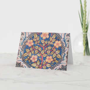 Rose Wreath, William Morris Card