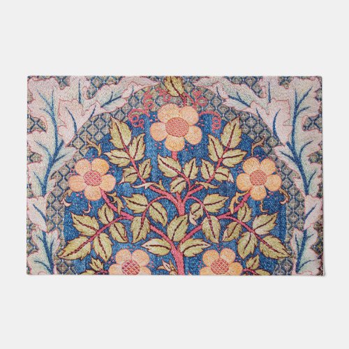 Rose Wreath William Morris Doormat