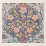 Rose Wreath, William Morris Scarf<br><div class="desc">William Morris (24 March 1834 – 3 October 1896) was a British textile designer, poet, novelist, translator, and socialist activist associated with the British Arts and Crafts Movement. He was a major contributor to the revival of traditional British textile arts and methods of production. His literary contributions helped to establish...</div>