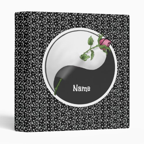 Rose Yin Yang  Binder