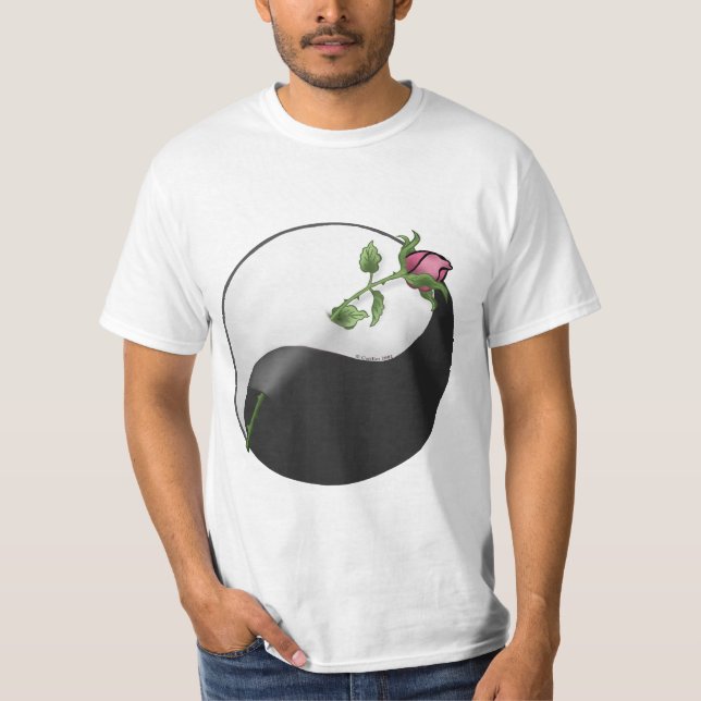 Rose Yin Yang T-Shirt (Front)