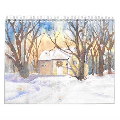 Roseann Meserve Watercolor Artist 2021 Calendar