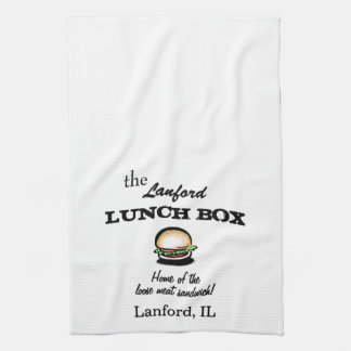 Roseanne Lanford Lunch Box Dish Towel