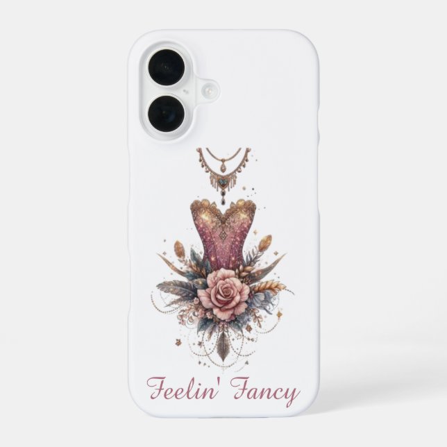 Roseate Elegance Iphone Case (Back)