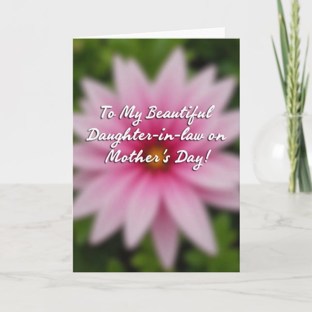 Roseate Mothers Day Daughter Card (Front)