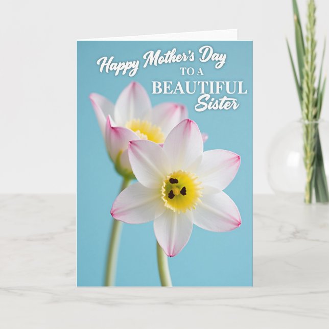 Roseate Mothers Day Sister Card (Front)