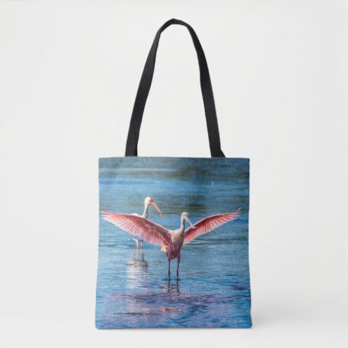 Roseate Spoonbill All_Over_Print Tote Bag