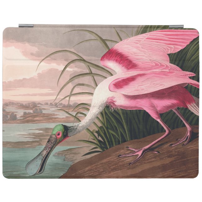 Roseate Spoonbill Audubon Bird Wildlife iPad Smart Cover (Horizontal)