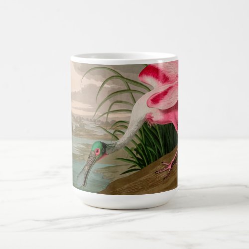 Roseate Spoonbill Birds of America Audubon Print Coffee Mug