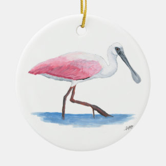 Roseate Spoonbill Christmas Ornament