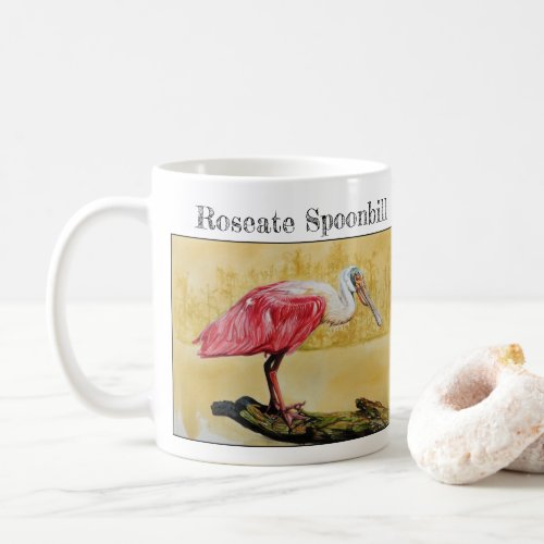 Roseate Spoonbill  Platalea ajaja  Coffee Mug