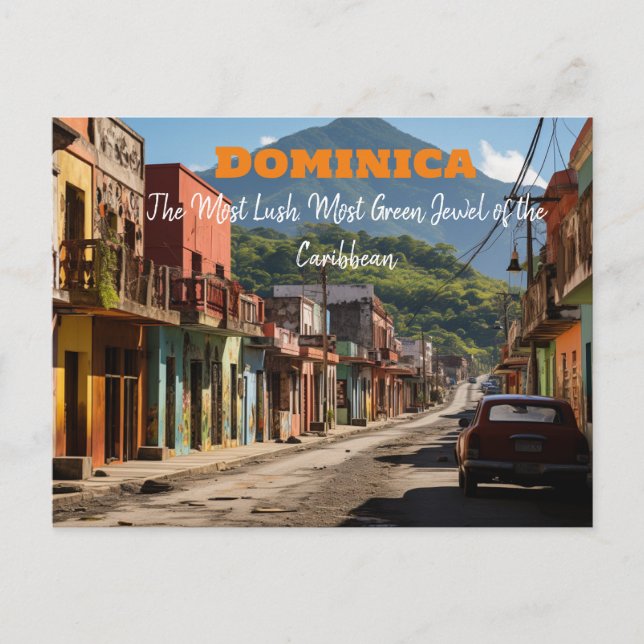 ROSEAU DOMINICA, DOMINICA THE NATURE ISLE POSTCARD (Front)
