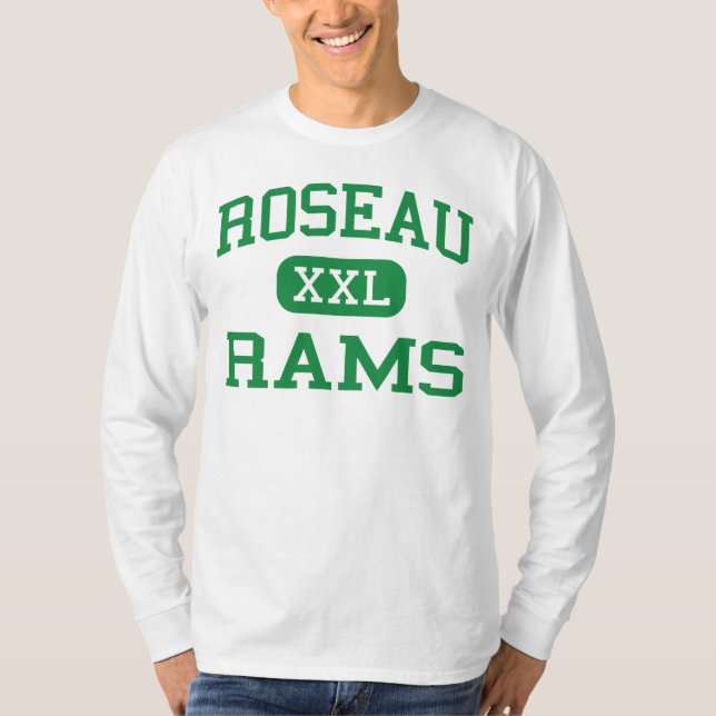 Roseau - Rams - High School - Roseau Minnesota T-Shirt (Front)