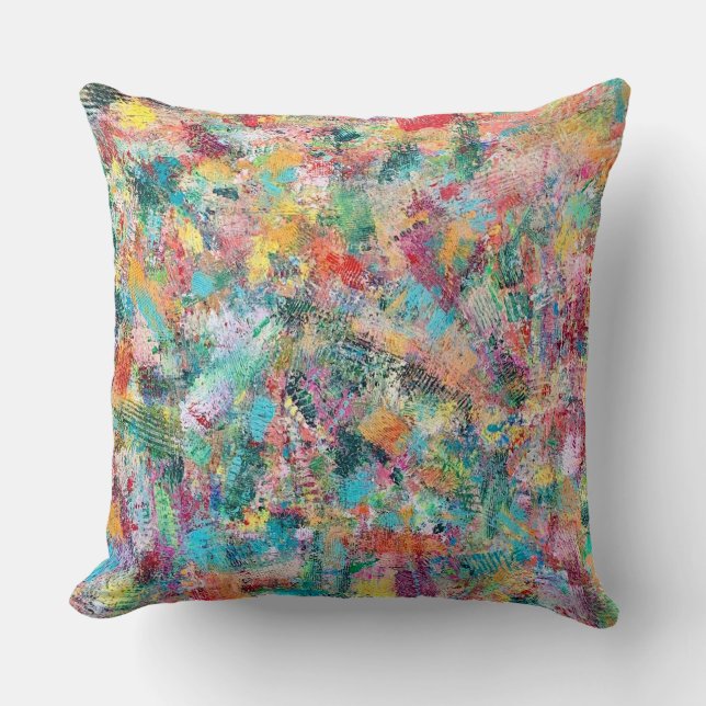 Rosebud 20 x 20 Poly Throw Pillow (Front)