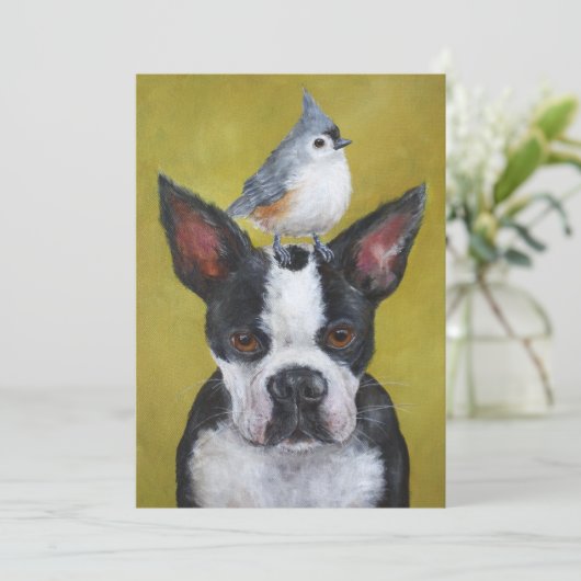 Rosebud and Samantha flat card (Standing Front)