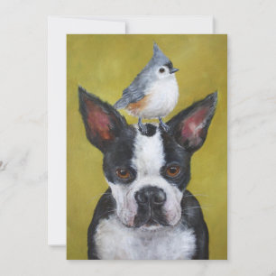 Rosebud and Samantha flat card