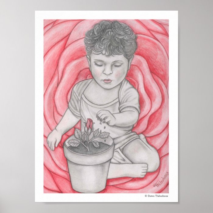 Rosebud Baby Print