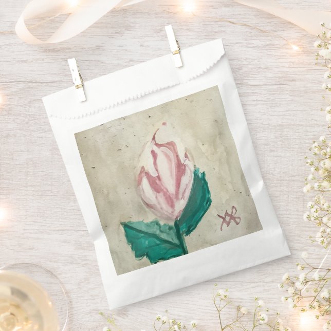 Rosebud Favor Bag (Clipped)