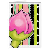 Rosebud Joy color border Card (Front)