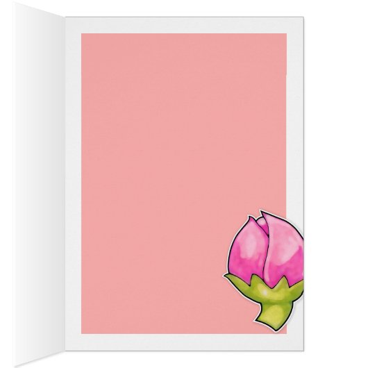 Rosebud Joy color border Card (Inside (Right))