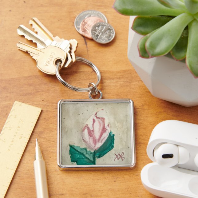 Rosebud Keychain (Desk)