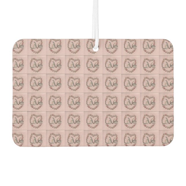 Rosebud Love Air Freshener (Front)