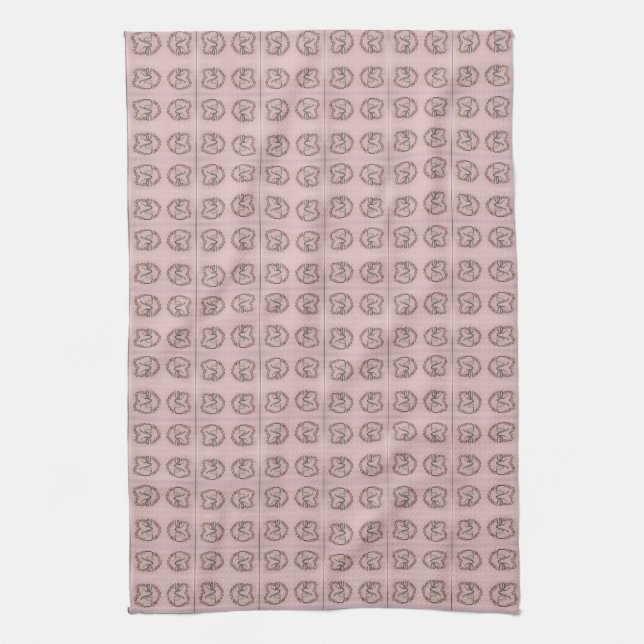 Rosebud Love Kitchen Towel (Vertical)